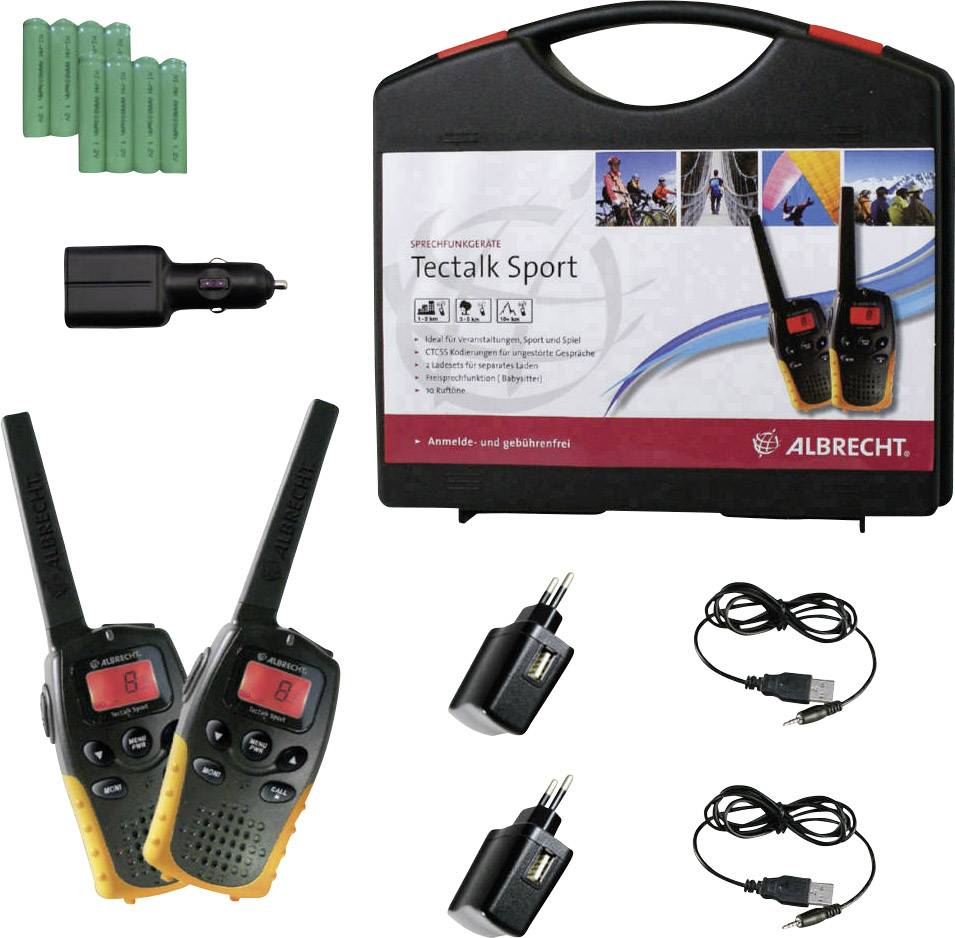 Albrecht Tectalk Sport 29865 PMR-Handfunkgerät 2er Set