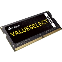 Corsair Value Select Laptop-Arbeitsspeicher Modul DDR4 8 GB 1 x 8 GB 2133 MHz 260pin SO-DIMM CL15-1 Corsair Value Select Laptop-Arbeitsspeicher Modul DDR4 8 GB 1 x 8 GB 2133 MHz 260pin SO-DIMM CL15-1