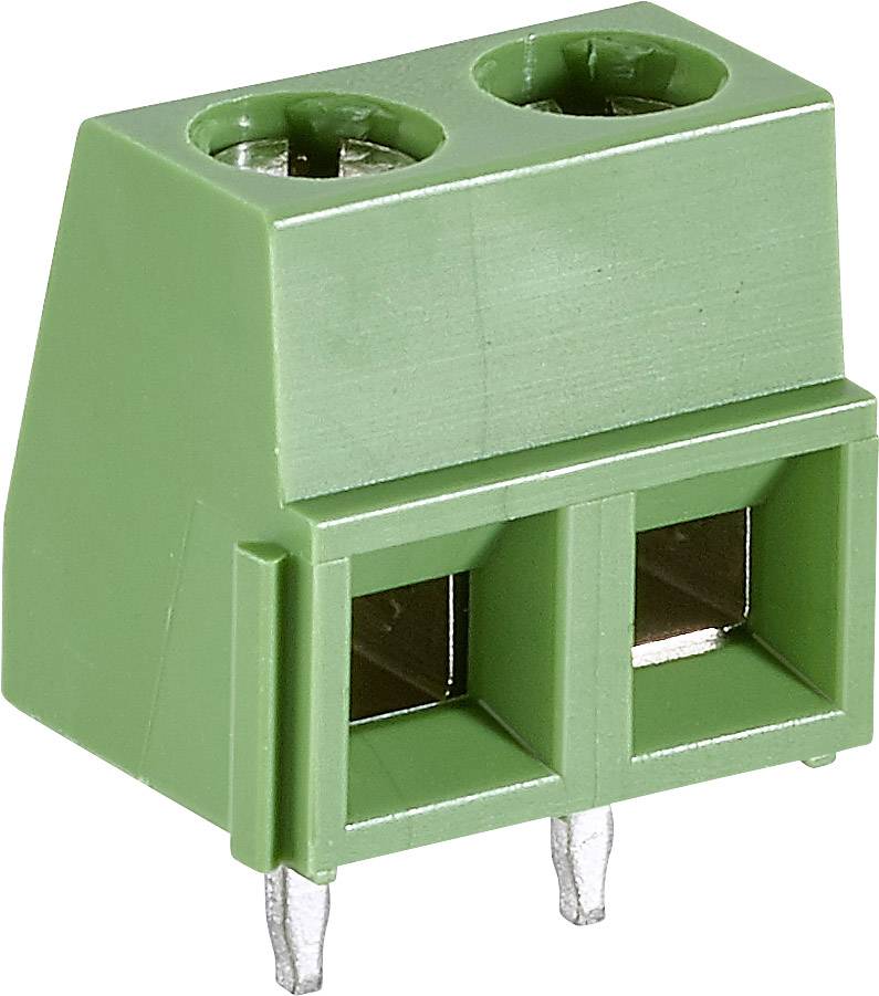 TE Connectivity 282836-2 Schraubklemmblock 1.31 mm² Polzahl 2 Grün