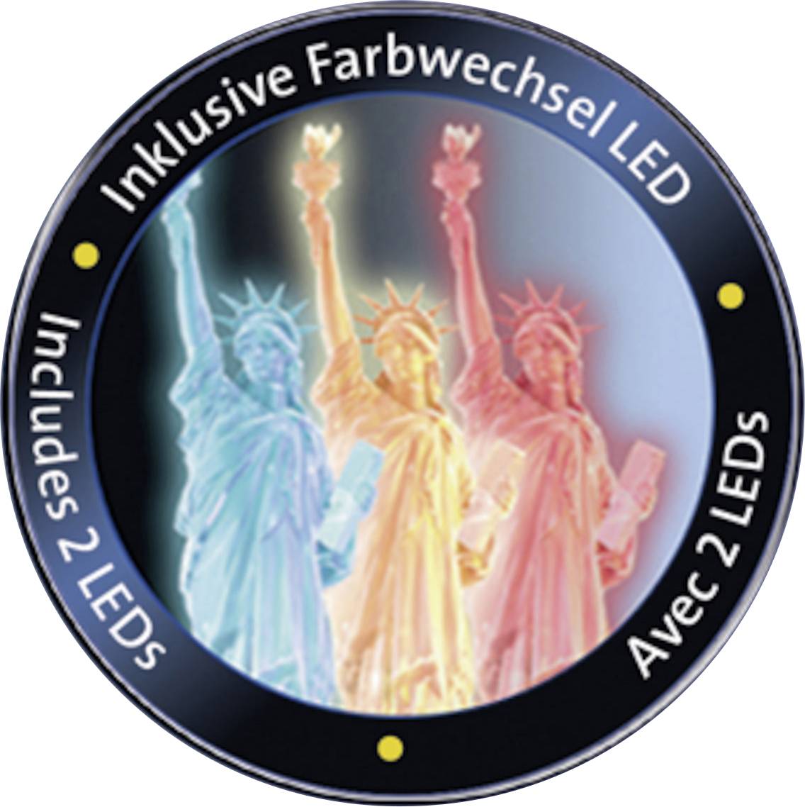 Ravensburger 3D Puzzle Freiheitsstatue bei Nacht 12596 Freiheitsstatue bei Nacht 1St.