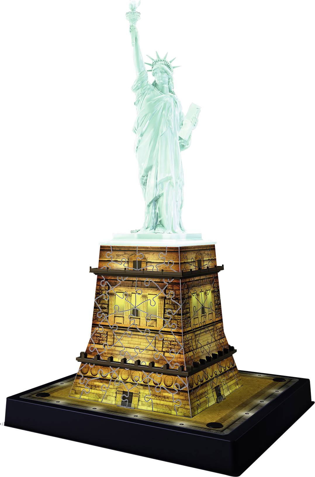 Ravensburger 3D Puzzle Freiheitsstatue bei Nacht 12596 Freiheitsstatue bei Nacht 1St.