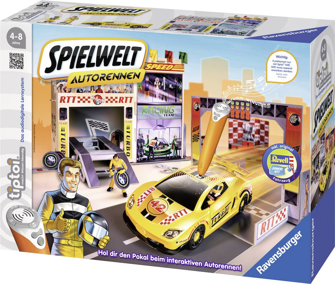 Ravensburger tiptoi® Spielwelt Autorennen