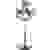 Sygonix Standventilator 140 W (B x H) 54 cm x 130 cm Schwarz, Silber