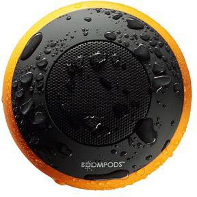 Bluetooth® Lautsprecher Boompods Aquapod Freisprechfunktion, spritzwassergeschützt, stoßfest Orange
