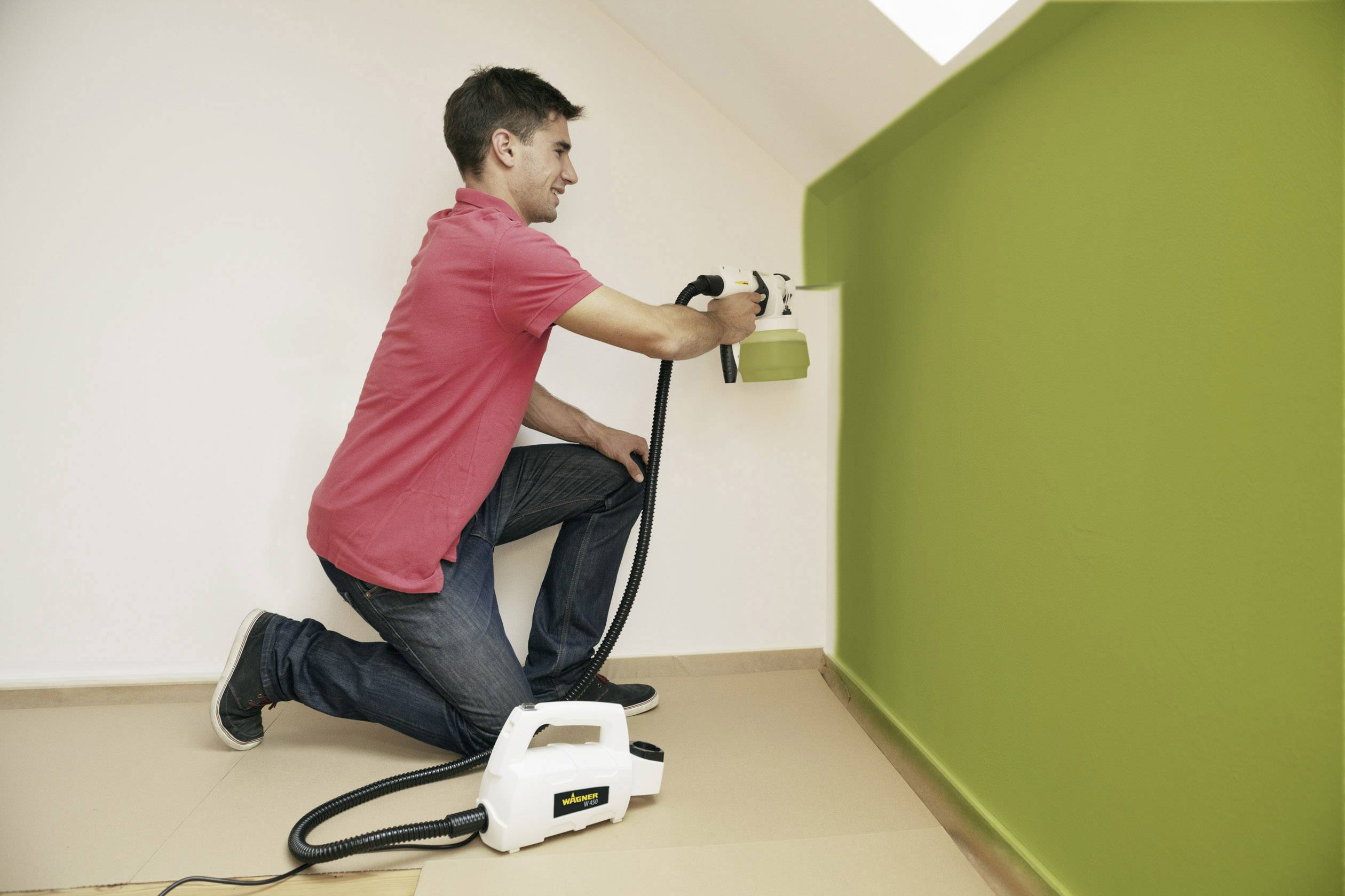 Wagner WallSprayer W 450 Farbsprühsystem 460W Fördermenge (max.) 230 ml/min