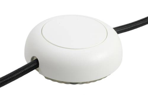 InterBär 8124-008.01 LED-Schnurdimmer mit Schalter Weiß 1 x Aus/Ein Schaltleistung (min.) 5W Schal