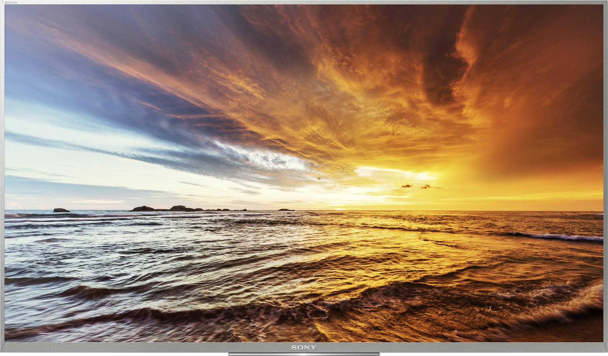 Sony BRAVIA KDL32WD757 LED-TV 80 cm 32 Zoll EEK G (A - G) DVB-T2, DVB-C, DVB-S, Full HD, Smart TV, WLAN, PVR ready, CI+ Silber