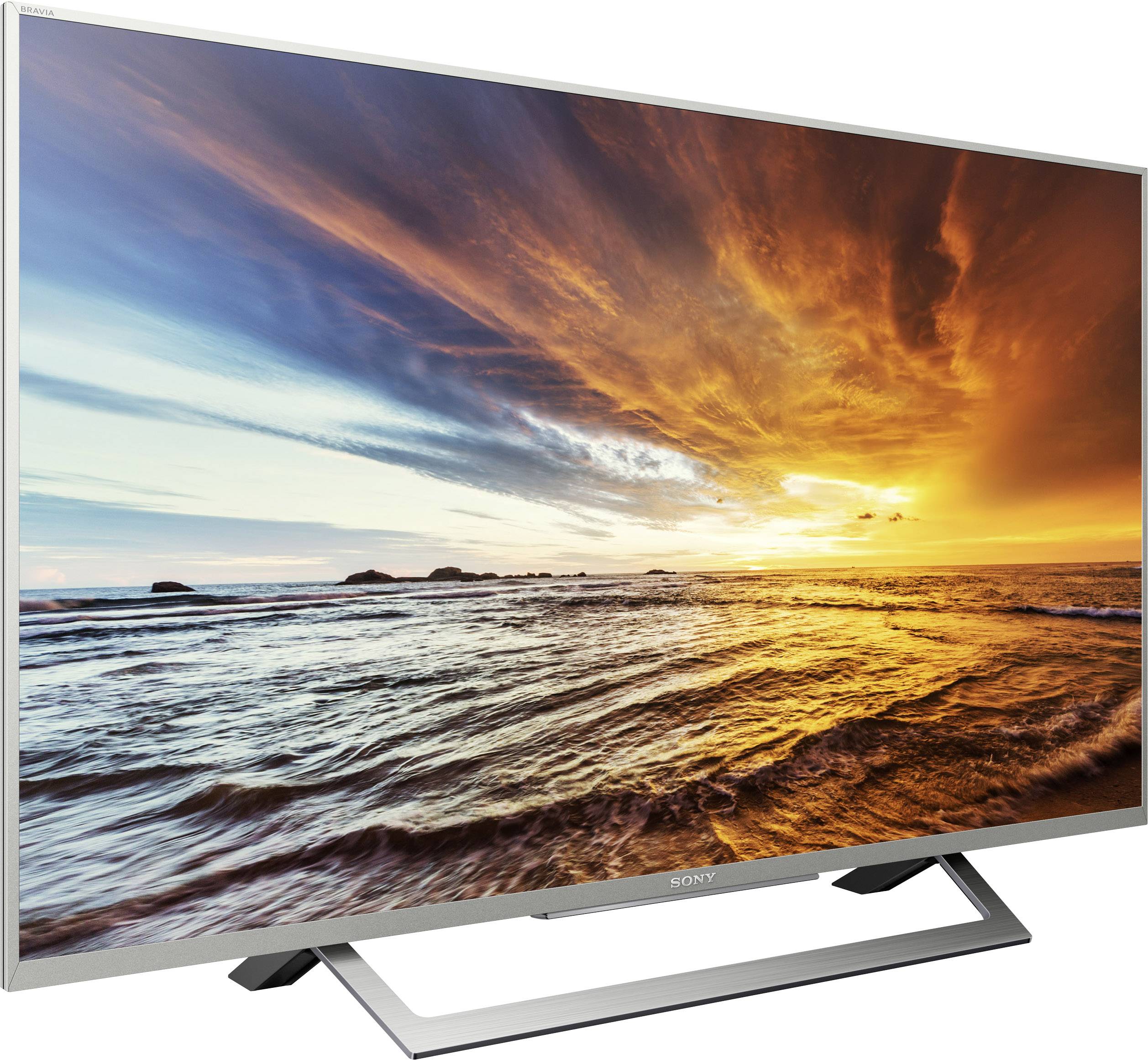 Sony BRAVIA KDL32WD757 LED-TV 80 cm 32 Zoll EEK G (A - G) DVB-T2, DVB-C, DVB-S, Full HD, Smart TV, WLAN, PVR ready, CI+ Silber