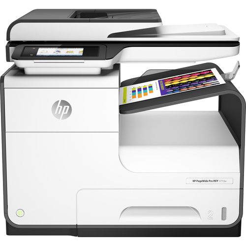 HP PageWide Pro 477dw Farb Tintenstrahl Multifunktionsdrucker A4 Drucker, Scanner, Kopierer, Fax LAN, WLAN, Duplex, Duplex-ADF