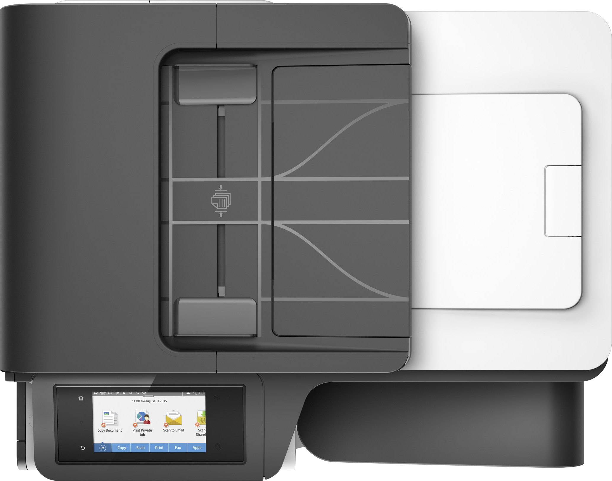 HP PageWide Pro 477dw - Multifunktionsdrucker - Farbe - seitenbreite Palette - Legal (216 x 356 mm)
