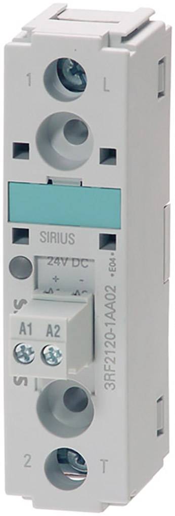 Elektrischer Schütz mit der Aufschrift 'SIRIUS', grau, mit mehreren Schraubanschlüssen und Beschriftung '24V DC'.