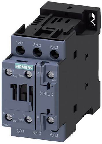 Siemens 3RT2027-1BB40 Schütz 3 Schließer 15 kW 24 V/DC 32 A mit Hilfskontakt 1 St.