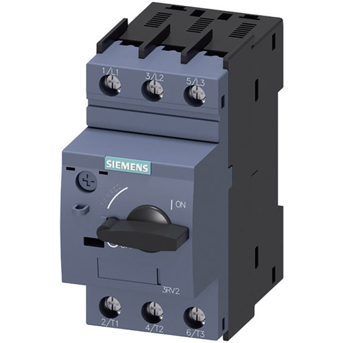 Disjoncteur Siemens 3RV2011-1DA10 Plage de réglage (courant): 2.2 - 3.2 A Tension de contact (max.): 690 V/AC (l x H x P) 45 x 97