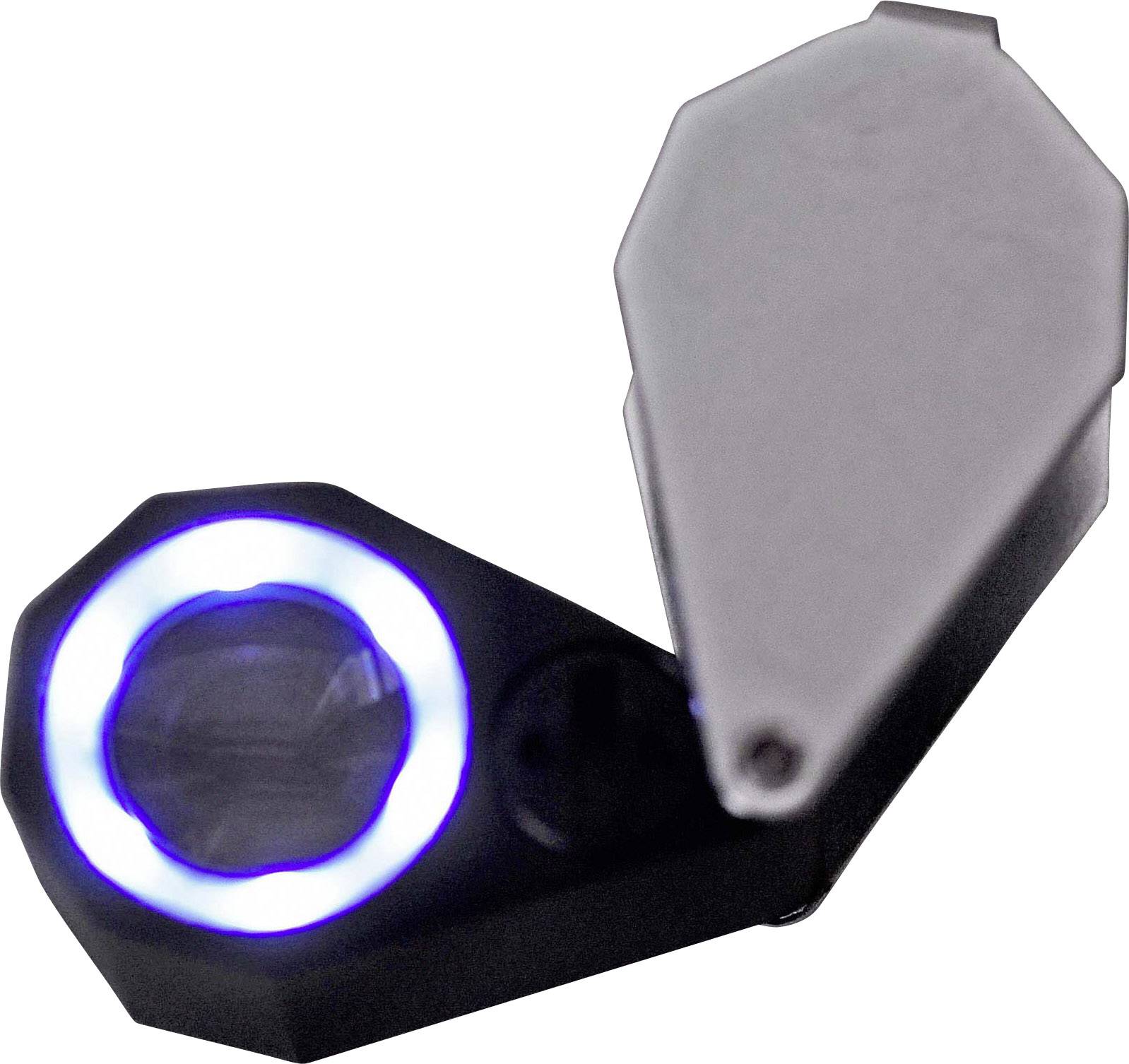 RONA 450777 Steinlupe mit LED-Beleuchtung Vergrößerungsfaktor: 10 x Linsengröße: (Ø) 21mm