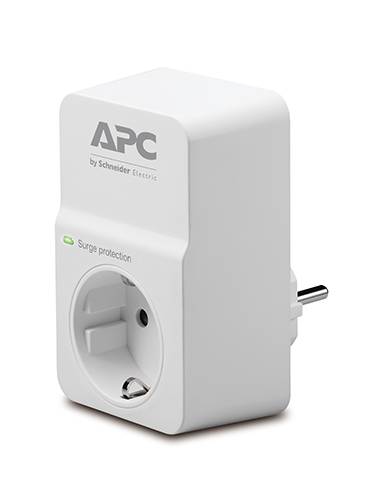 APC by Schneider Electric PM1W-GR Überspannungsschutz-Zwischenstecker Weiß