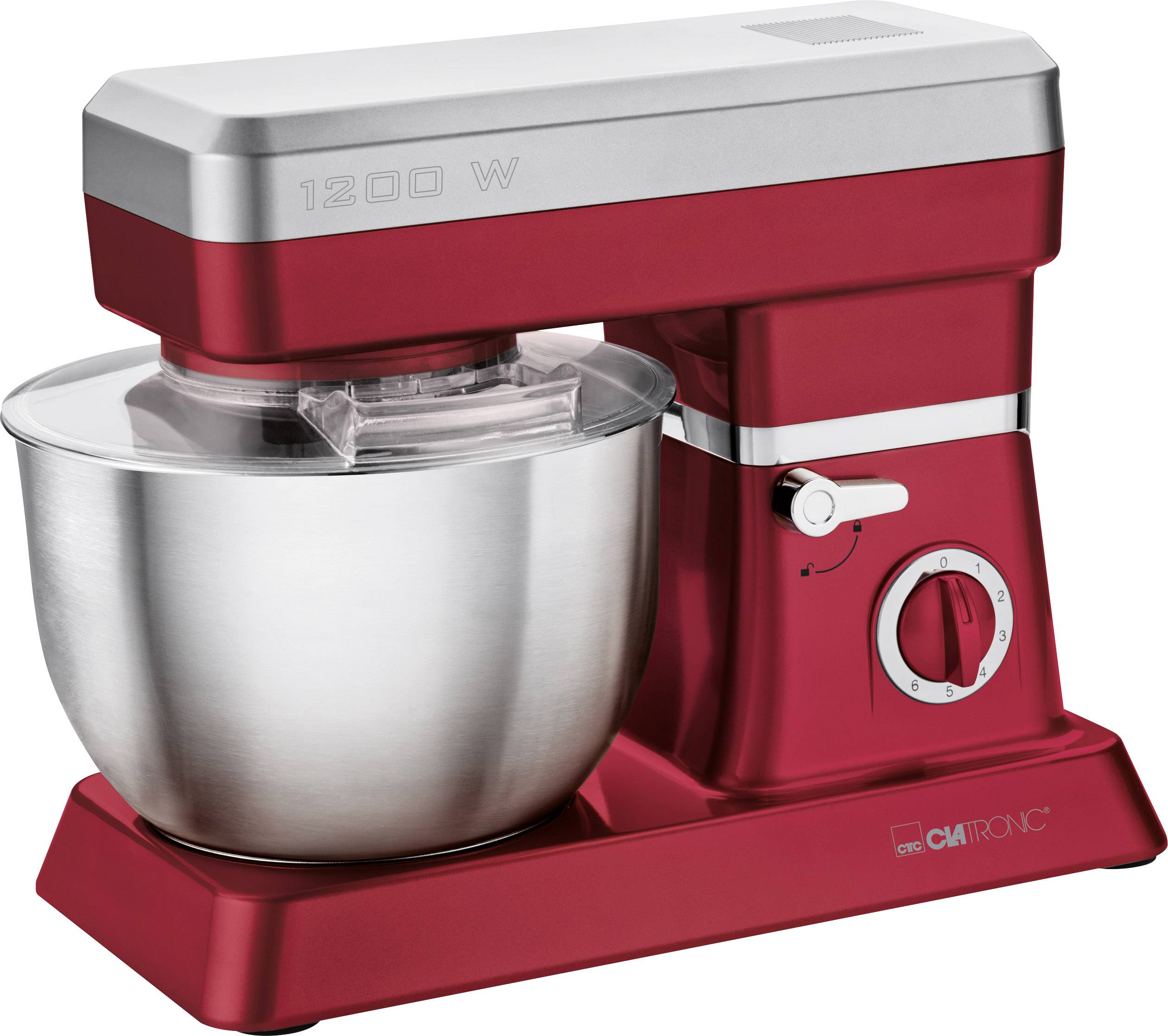 Clatronic KM 3630 Küchenmaschine 1200 W Rot