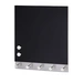 Wenko Magnetische Garderobe Black, 5 Haken, 30 x 34cm Wenko Magnetische Garderobe Black, 5 Haken, 30 x 34cm