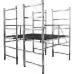 Krause 916228 CORDA Aluminium Gerüst fahrbar Arbeitshöhe (max.): 2.80m Silber, Schwarz 37kg Krause 916228 CORDA Aluminium Gerüst fahrbar Arbeitshöhe (max.): 2.80m Silber, Schwarz 37kg