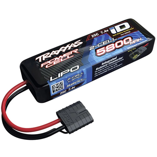 Traxxas Modellbau-Akkupack (LiPo) 7.4V 5800 mAh Zellen-Zahl: 2 25 C Softcase iD Traxxas Modellbau-Akkupack (LiPo) 7.4V 5800 mAh Zellen-Zahl: 2 25 C Softcase iD