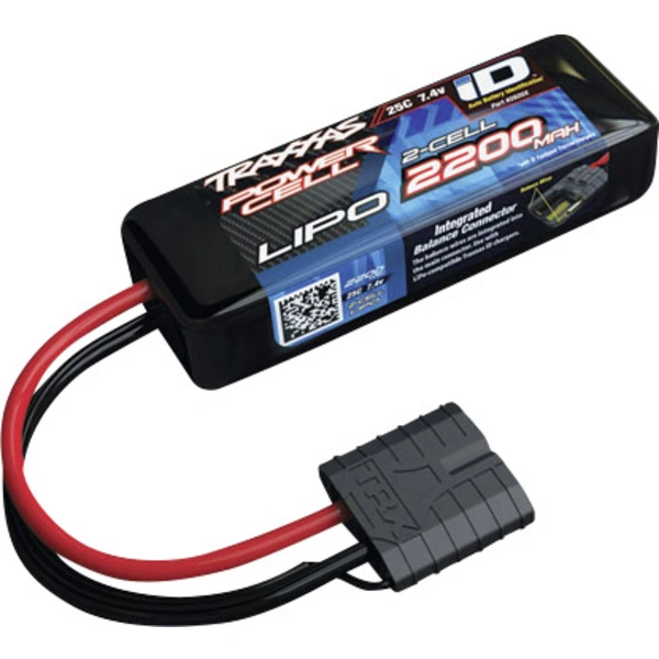 Traxxas Modellbau-Akkupack (LiPo) 7.4V 2200 mAh Zellen-Zahl: 2 25 C Softcase iD Traxxas Modellbau-Akkupack (LiPo) 7.4V 2200 mAh Zellen-Zahl: 2 25 C Softcase iD