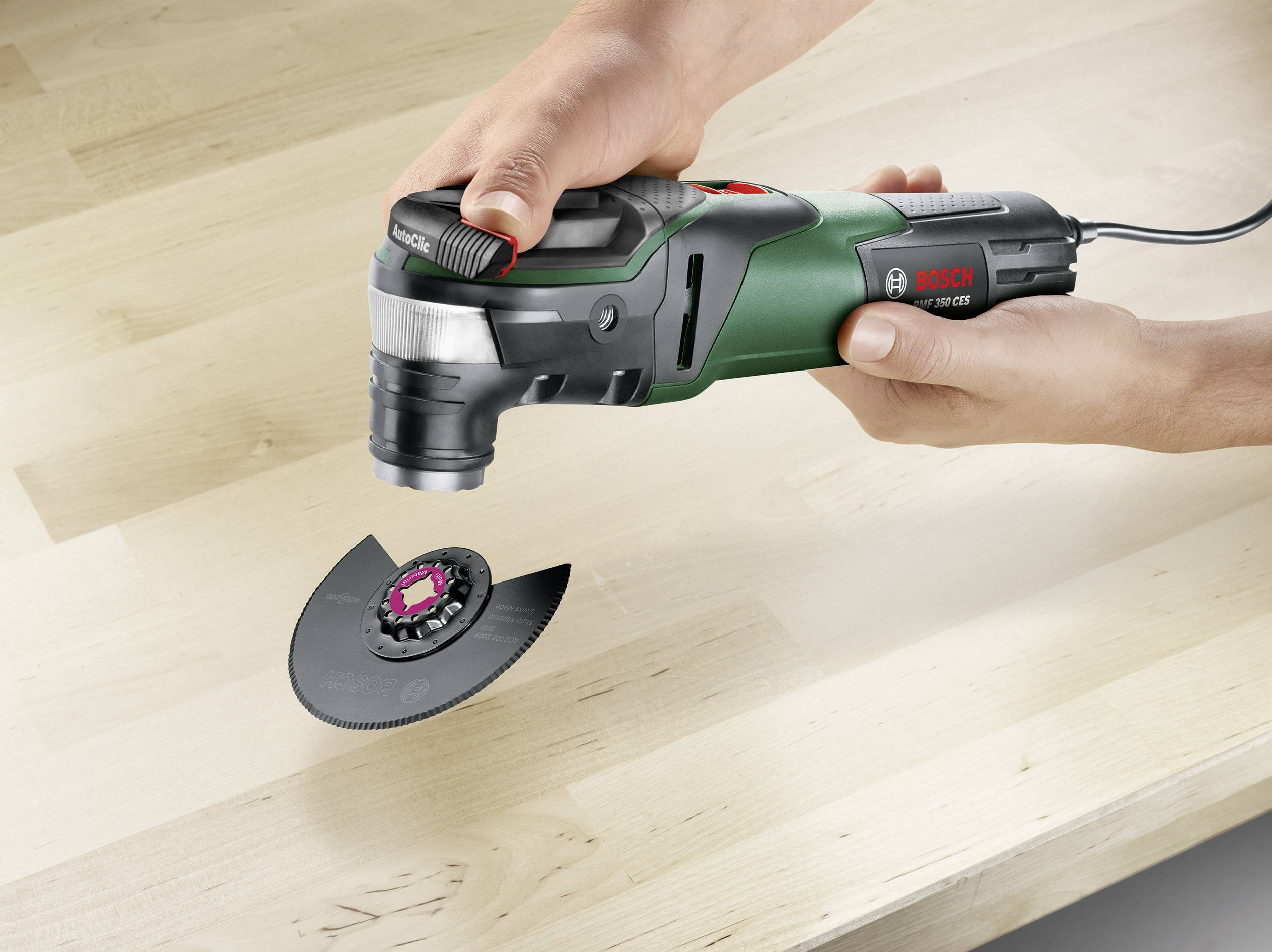 Bosch Home and Garden PMF 350 CES 0603102200 Multifunktionswerkzeug mit Zubehör, inkl. Koffer 14teilig 350 W