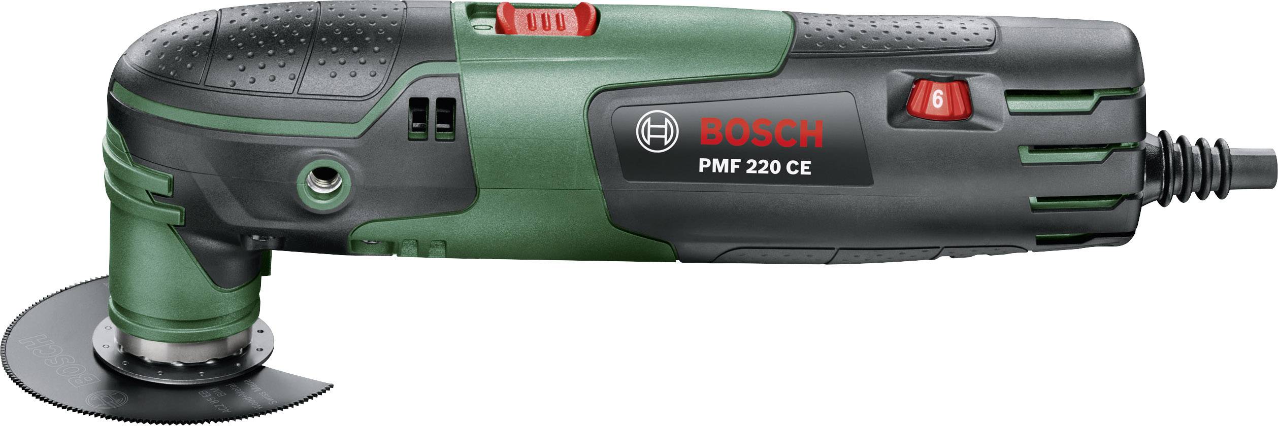 Bosch Home and Garden PMF 220 CE 0603102000 Multifunktionswerkzeug mit Zubehör, inkl. Koffer 12teilig 220W