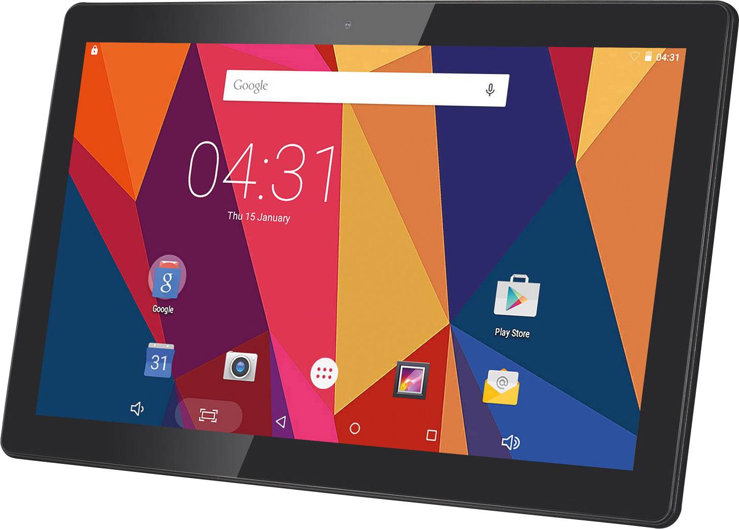 Hannspree WiFi 16 GB Schwarz Android-Tablet 25.7 cm (10.1 Zoll) 1.3 GHz ARM Cortex Android™ 5.1 Lollipop 1280 x 800 Pixel