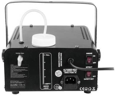 Eurolite LED FF-5 Nebelmaschine inkl. Befestigungsbügel, inkl. Kabelfernbedienung, mit Lichteffekt