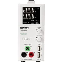 VOLTCRAFT TOPS-3205 Labornetzgerät, einstellbar 1 - 20 V/DC 0.25 - 5A 100W OVP, schmale Bauform Anzahl Ausgänge 3 x VOLTCRAFT TOPS-3205 Labornetzgerät, einstellbar 1 - 20 V/DC 0.25 - 5A 100W OVP, schmale Bauform Anzahl Ausgänge 3 x