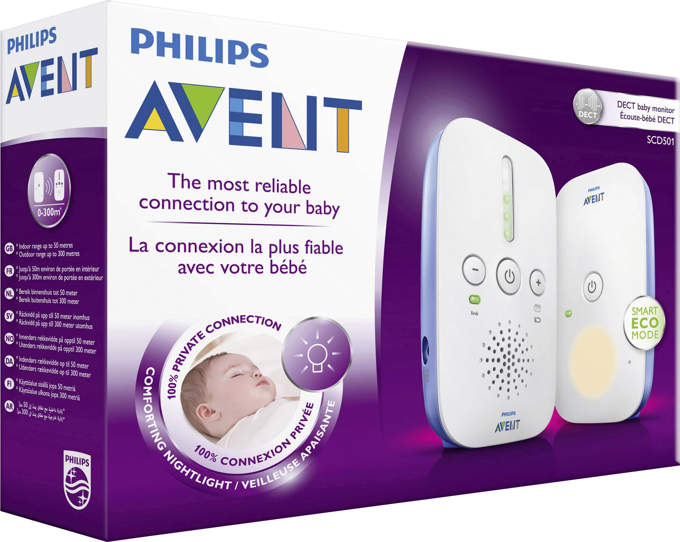 Philips Avent SCD501/00 Babyphone Digital 1.9GHz
