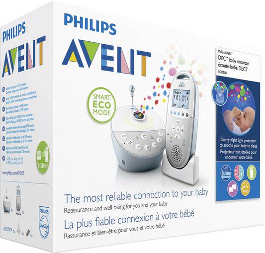 Philips Avent SCD580/00 Babyphone Digital 1.9GHz
