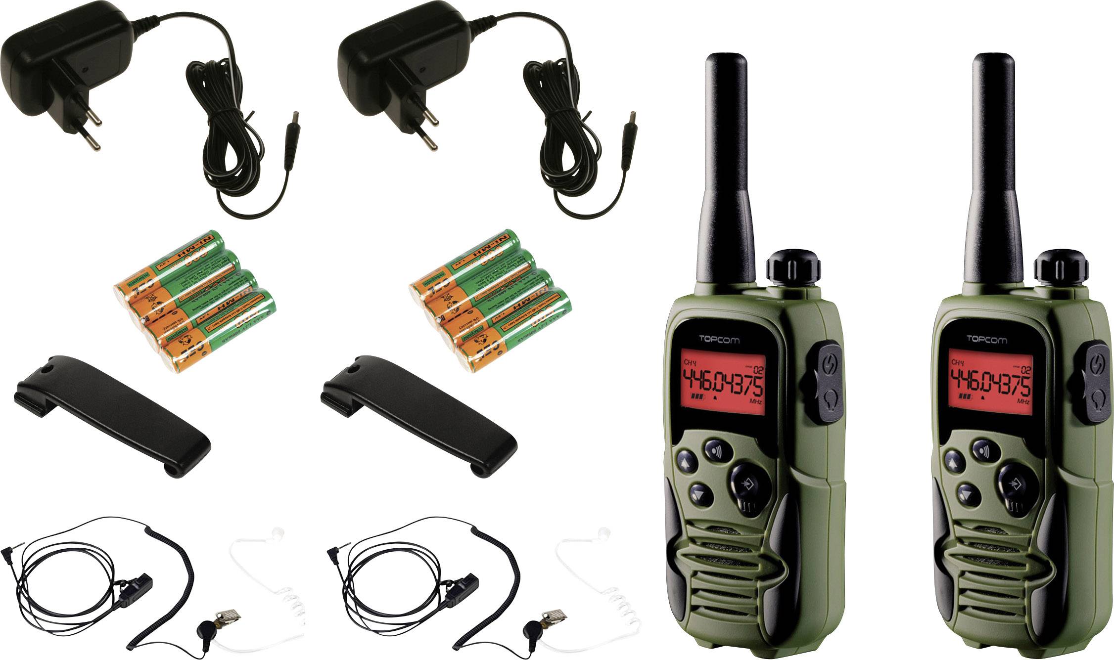 Topcom Twintalker 9500 Airsoft Edition RC-6406 PMR-Handfunkgerät 2er Set