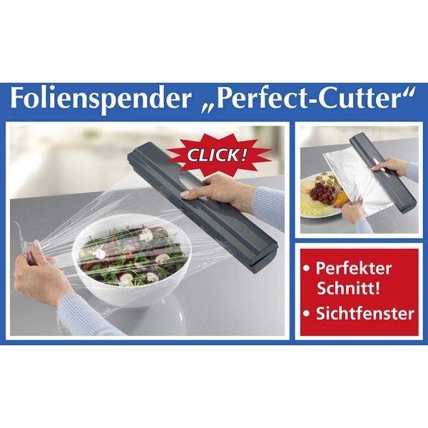 Wenko 86548500 Folienspender Perfect-Cutter, anthrazit Wenko 86548500 Folienspender Perfect-Cutter, anthrazit