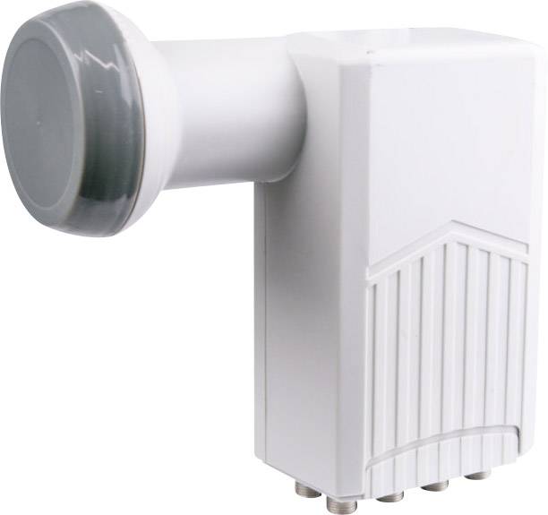 Schwaiger SPS6988 531 Octo-LNB Teilnehmer-Anzahl: 8 Feedaufnahme: 40 mm mit Switch, Wetterschutz Weiß