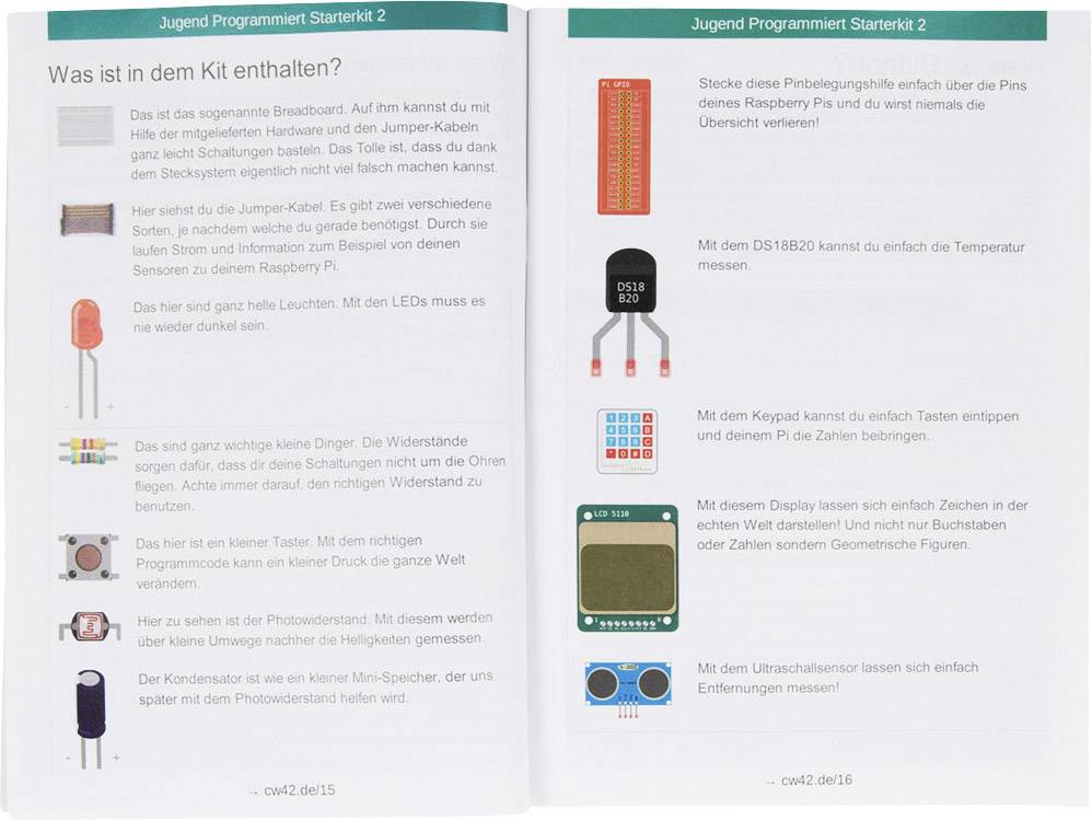 1434230 Jugend programmiert Starter Set für Raspberry Lernpaket