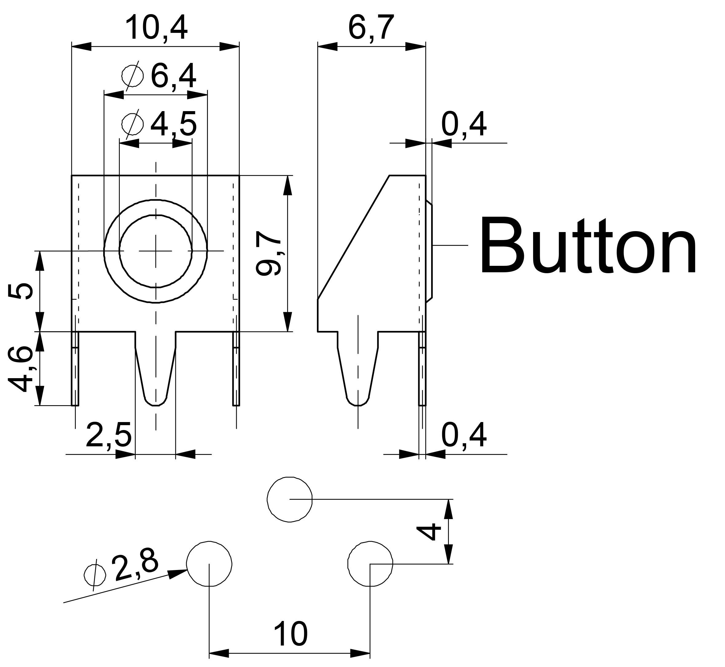 Vogt Verbindungstechnik 1456a.98 Einzelkontakt 1x Micro (AAA) Lötanschluss (L x B x H) 7.1 x 10.4 x 14.3mm
