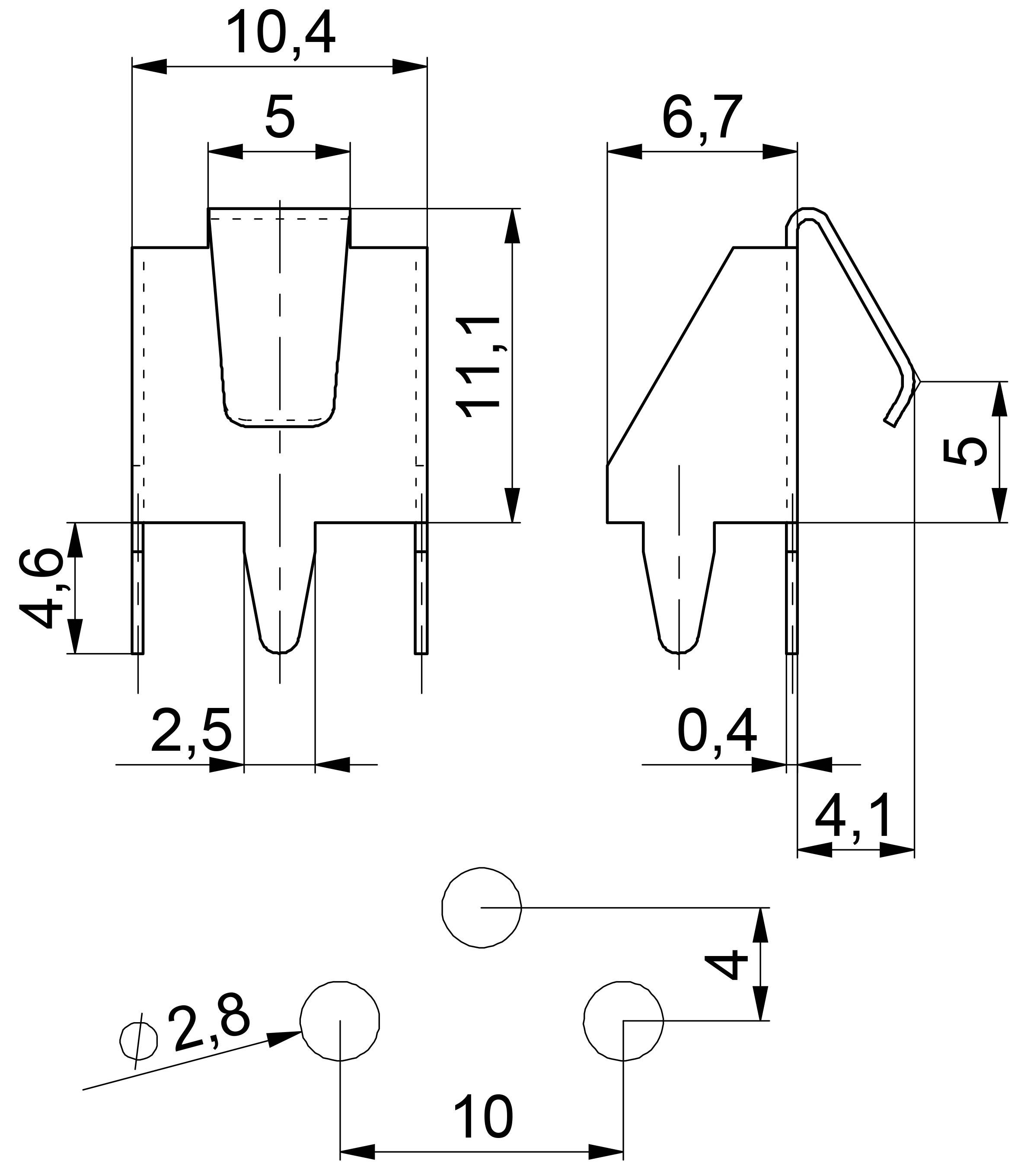 Vogt Verbindungstechnik 1456e.98 Einzelkontakt 1x Micro (AAA) Lötanschluss (L x B x H) 10.8 x 10.4 x 15.7 mm