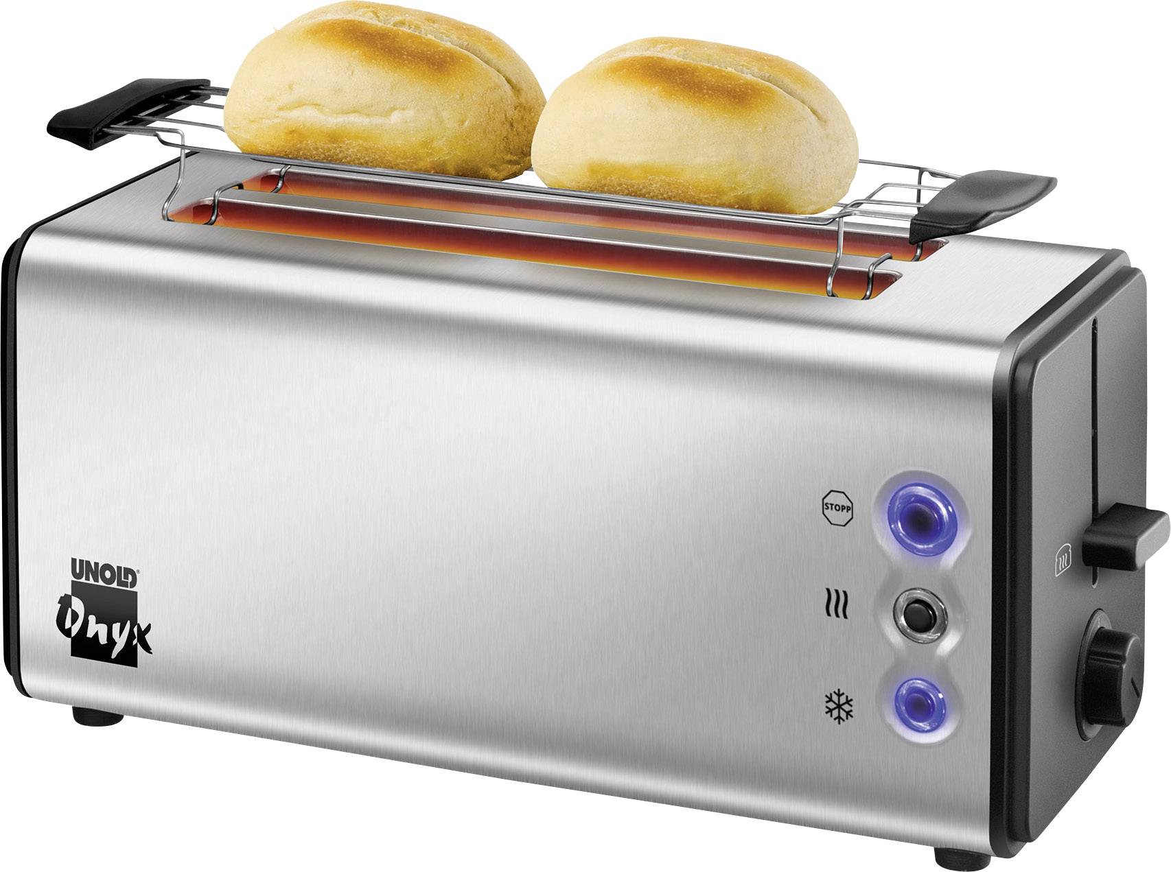 Unold 38915 Doppel-Langschlitztoaster kabelgebunden Edelstahl