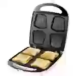 Unold Quadro Sandwich-Toaster klappbar Weiß, Schwarz Unold Quadro Sandwich-Toaster klappbar Weiß, Schwarz
