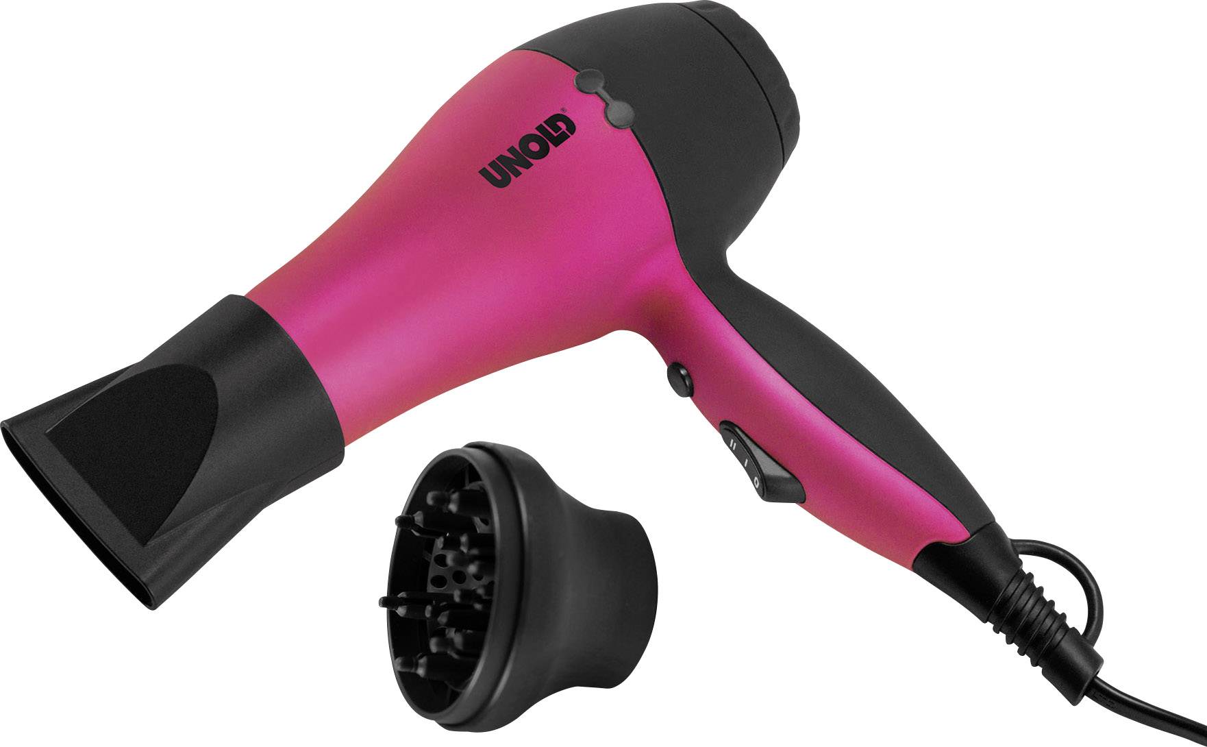 Unold Fashion Pink Haartrockner Pink, Schwarz