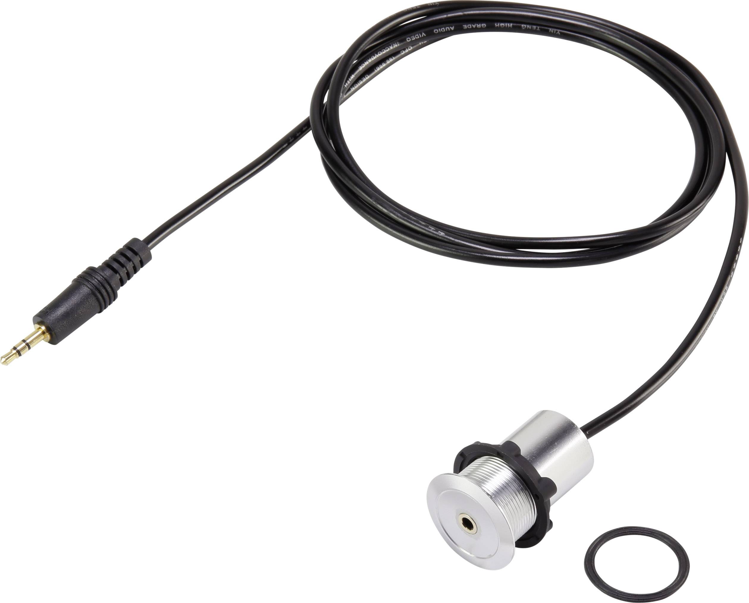 TRU Components 1434424 Klinke Audio Anschlusskabel 1.45 m Silber