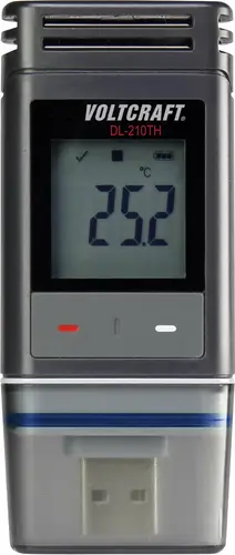 VOLTCRAFT DL-210TH Temperatur-Datenlogger, Luftfeuchte-Datenlogger Messgröße Temperatur, Luftfeucht