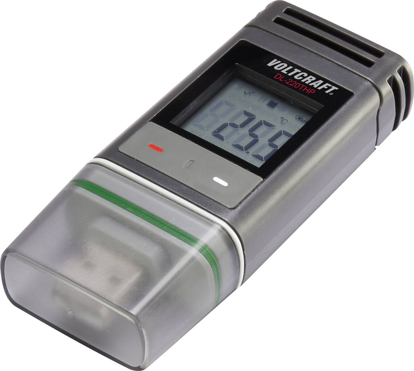 VOLTCRAFT DL-220 THP DL-220THP Temperatur-Datenlogger, Luftfeuchte-Datenlogger, Luftdruck-Datenlogg