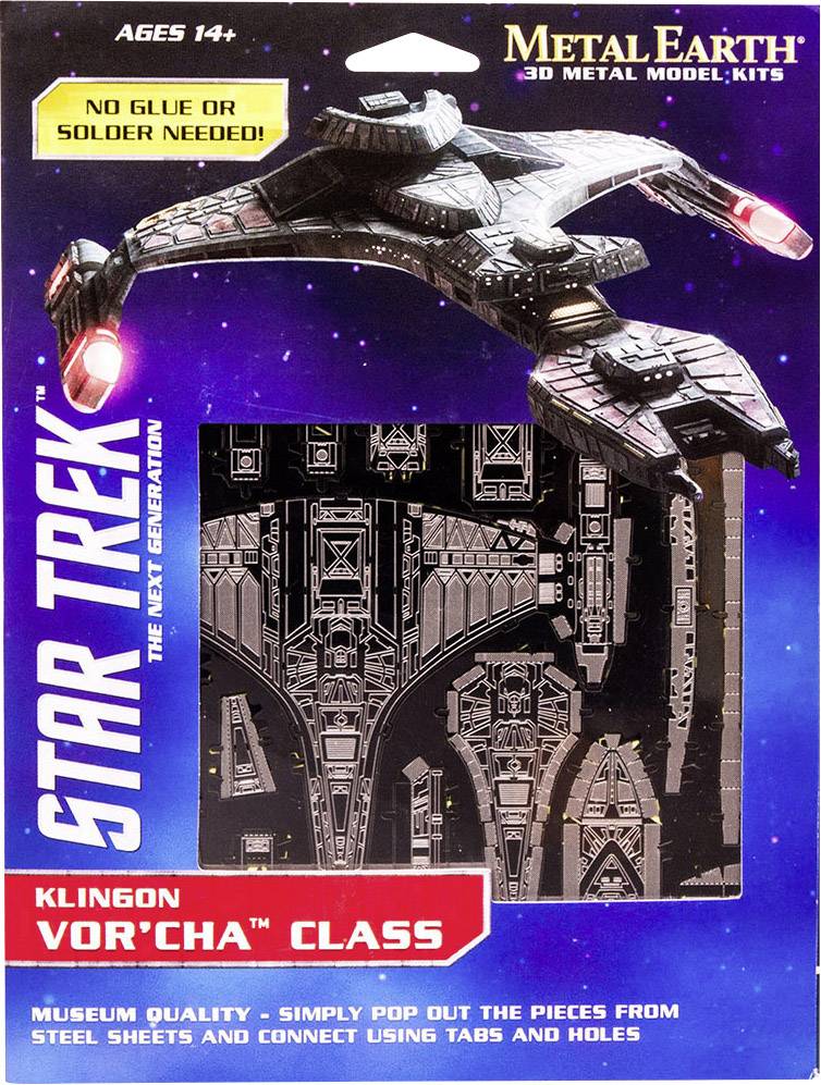 Metal Earth Star Trek Klingon Vor'cha Metallbausatz