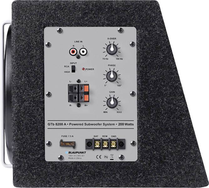 Blaupunkt GTB 8200A Auto-Subwoofer aktiv 200W