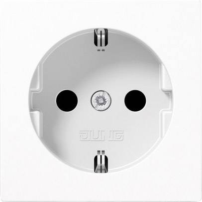 Jung Einsatz Schutzkontakt-Steckdose A 500, AS 500 Alpinweiß A1520WW 1 St.