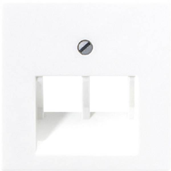 Jung Abdeckung UAE-/IAE-/ISDN-Steckdose A 500, AS 500 Alpinweiß A569-2BFPLUAWW 1St.