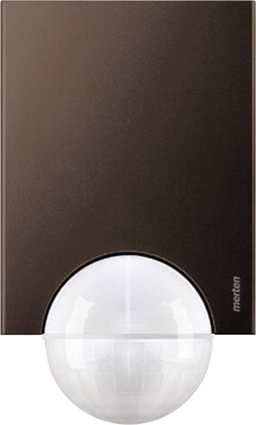 Merten MEG5628-3115 Aufputz PIR-Bewegungsmelder 220° Dunkelbraun IP55