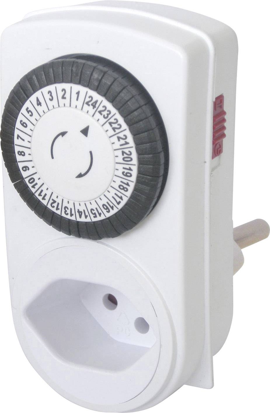 GAO 17SWD/3A Steckdosen-Zeitschaltuhr analog Tagesprogramm 3680W IP20