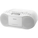Sony CD-Radio CFD-S70W AUX, CD, Kassette Aufnahmefunktion Weiß